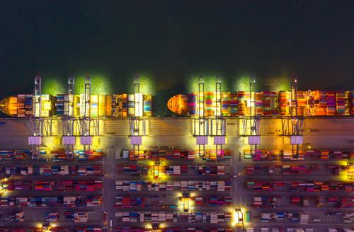 青岛到布拉德福德快船专线专属货轮路径